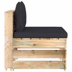 VidaXL 3074514 banc de jardin Bois - Vue supplémentaire 3