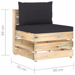 VidaXL 3074514 banc de jardin Bois - Vue supplémentaire 6