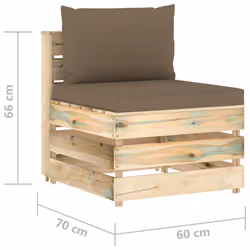 VidaXL 3074515 banc de jardin Bois - Vue supplémentaire 6