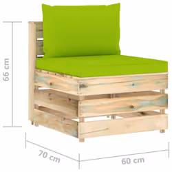VidaXL 3074518 banc de jardin Bois - Vue supplémentaire 6