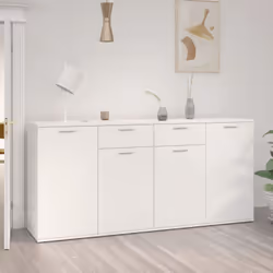 Ce buffet doté d'un design minimaliste sera un ajout pratique mais également très décoratif à votre maison. Avec 4 portes et ...