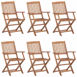 VidaXL 3074947 chaise d'extérieur Terrace Siège rembourré Bois d'acacia Noir