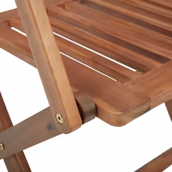 VidaXL 3074949 chaise d'extérieur Terrace Siège rembourré Bois d'acacia Rouge - Vue supplémentaire 8