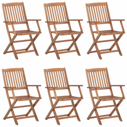 VidaXL 3074973 chaise d'extérieur Terrace Siège rembourré Bois d'acacia Rouge
