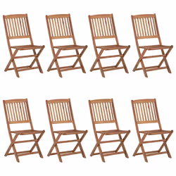 VidaXL 3074974 chaise d'extérieur Terrace Siège rembourré Bois d'acacia Noir