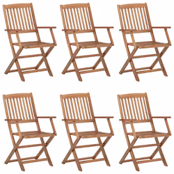 VidaXL 3074976 chaise d'extérieur Terrace Siège rembourré Bois d'acacia Rouge