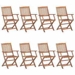 VidaXL 3074986 chaise d'extérieur Terrace Siège rembourré Bois d'acacia Bleu