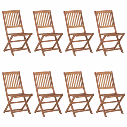 VidaXL 3074988 chaise d'extérieur Terrace Siège rembourré Bois d'acacia Rouge - Vue supplémentaire 2