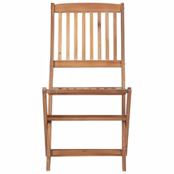 VidaXL 3074988 chaise d'extérieur Terrace Siège rembourré Bois d'acacia Rouge - Vue supplémentaire 5