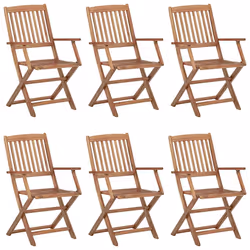 VidaXL 3074993 chaise d'extérieur Terrace Siège rembourré Bois d'acacia Vert