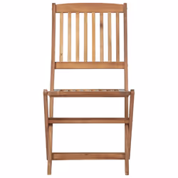 VidaXL 3074996 chaise d'extérieur Terrace Siège rembourré Bois d'acacia Crème - Vue supplémentaire 5