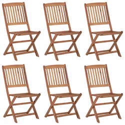 VidaXL 3075000 chaise d'extérieur Terrace Siège rembourré Bois d'acacia Rouge