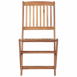 VidaXL 3075002 chaise d'extérieur Terrace Siège rembourré Bois d'acacia Taupe - Vue supplémentaire 5