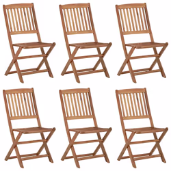 VidaXL 3075043 chaise d'extérieur Terrace Siège rembourré Bois d'acacia Noir