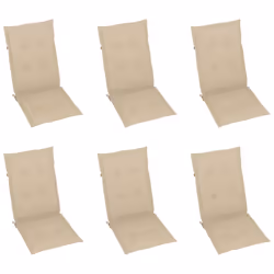 VidaXL 3075057 chaise d'extérieur Terrace Siège rembourré Bois d'acacia Beige - Vue supplémentaire 6