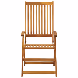VidaXL 3075058 chaise d'extérieur Terrace Siège rembourré Bois d'acacia Bleu - Vue supplémentaire 4