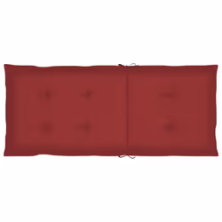 VidaXL 3075063 chaise d'extérieur Terrace Siège rembourré Bois d'acacia Rouge - Vue supplémentaire 8