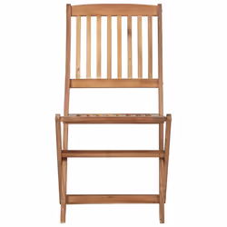 VidaXL 3075119 chaise d'extérieur Terrace Siège rembourré Bois d'acacia Rouge - Vue supplémentaire 5