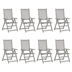 VidaXL 3075140 chaise d'extérieur Terrace Bois d'acacia Gris
