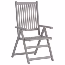 VidaXL 3075140 chaise d'extérieur Terrace Bois d'acacia Gris - Vue supplémentaire 2