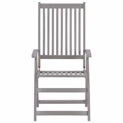 VidaXL 3075140 chaise d'extérieur Terrace Bois d'acacia Gris - Vue supplémentaire 3