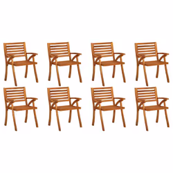 VidaXL 3075219 chaise d'extérieur Terrace Siège rembourré Bois d'acacia Beige
