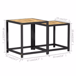 VidaXL 331656 Table à café, latérale et de salon - Vue supplémentaire 7