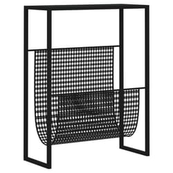 VidaXL 331668 porte-magazines Noir
