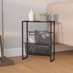 VidaXL 331668 porte-magazines Noir