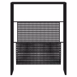 VidaXL 331668 porte-magazines Noir