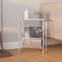 VidaXL 331670 porte-magazines Argent