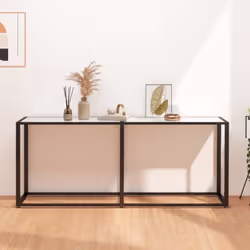 Cette table console est parfaite pour apporter une apparence simpliste mais élégante à votre espace de vie. Cette table d'app ...