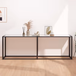 Cette table console est parfaite pour apporter une apparence simpliste mais élégante à votre espace de vie. Cette table d'app ...