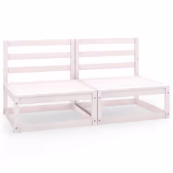 VidaXL 3075230, 2 siège(s), Blanc, 110 kg