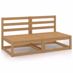 VidaXL 3075232, 2 siège(s), Marron, 110 kg