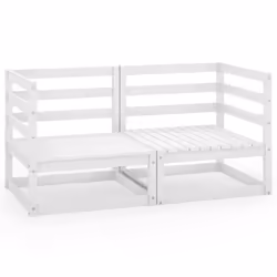 VidaXL 3075245, 2 siège(s), Blanc