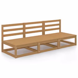 VidaXL 3075302, 3 siège(s), Marron, 110 kg