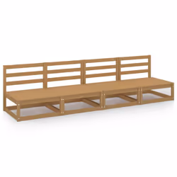 VidaXL 3075342, 4 siège(s), Marron