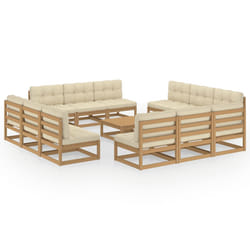 VidaXL 3076332 ensemble de meubles de jardin