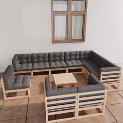 VidaXL 3076869 ensemble de meubles de jardin