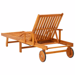 VidaXL 3077349 chaise d'extérieur Terrace Siège rembourré Bois d'acacia Bleu