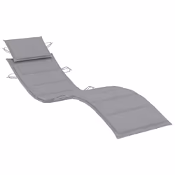 VidaXL 3077362 chaise d'extérieur Linge Siège rembourré Bois d'acacia Gris - Vue supplémentaire 6
