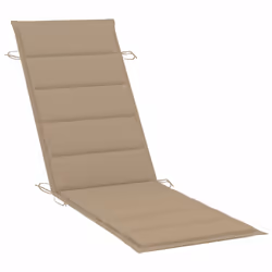 VidaXL 3077364 chaise d'extérieur Linge Siège rembourré Bois d'acacia Beige - Vue supplémentaire 7