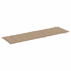VidaXL 3077364 chaise d'extérieur Linge Siège rembourré Bois d'acacia Beige - Vue supplémentaire 8