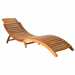 VidaXL 3077365 chaise d'extérieur Linge Siège rembourré Bois d'acacia Bleu