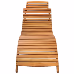 VidaXL 3077365 chaise d'extérieur Linge Siège rembourré Bois d'acacia Bleu