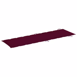 VidaXL 3077370 chaise d'extérieur Linge Siège rembourré Bois d'acacia Rouge - Vue supplémentaire 8