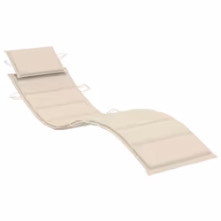 VidaXL 3077378 chaise d'extérieur Linge Siège rembourré Bois d'acacia Crème - Vue supplémentaire 6
