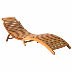 VidaXL 3077380 chaise d'extérieur Linge Siège rembourré Bois d'acacia Bleu