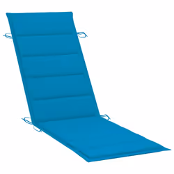 VidaXL 3077380 chaise d'extérieur Linge Siège rembourré Bois d'acacia Bleu - Vue supplémentaire 7